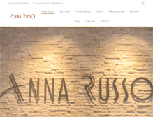Tablet Screenshot of anna-russo.de